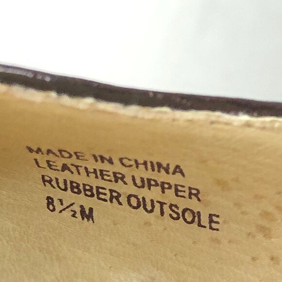 MMK Michael Kors Women's Size 8.5M Brown Leather Ankle Strap High Heel Pumps - Picture 14 of 15